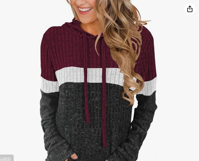 Lylinan Womens Cozy Textured Sweaters Fall Fashion Hoodies Trendy Outfits S-XXL